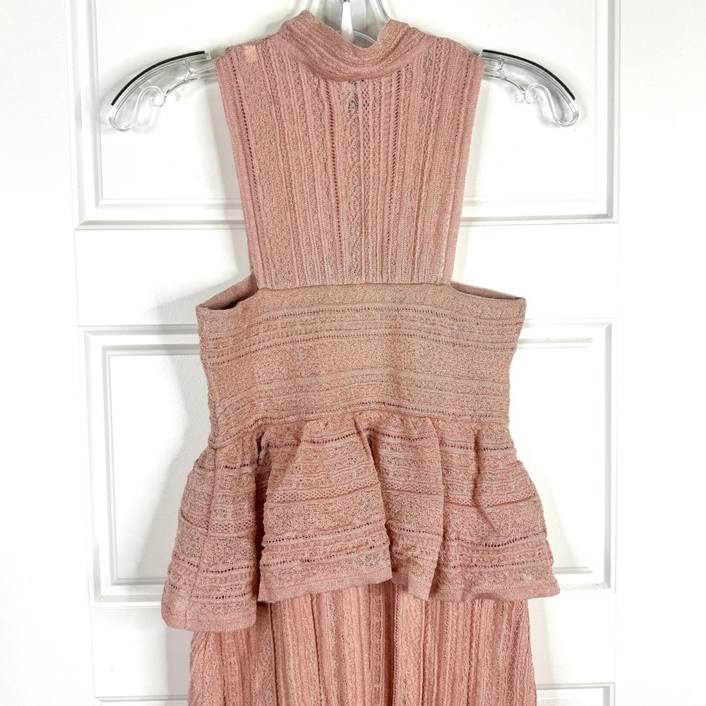 MISSONI A Line Woven Dress NEW Size 42 Blush PInk - Picture 8 of 16